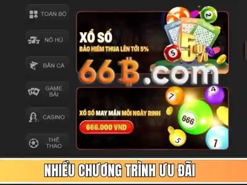 Tong quan cac chuong trinh khuyen mai hap dan tai nha cai 66b